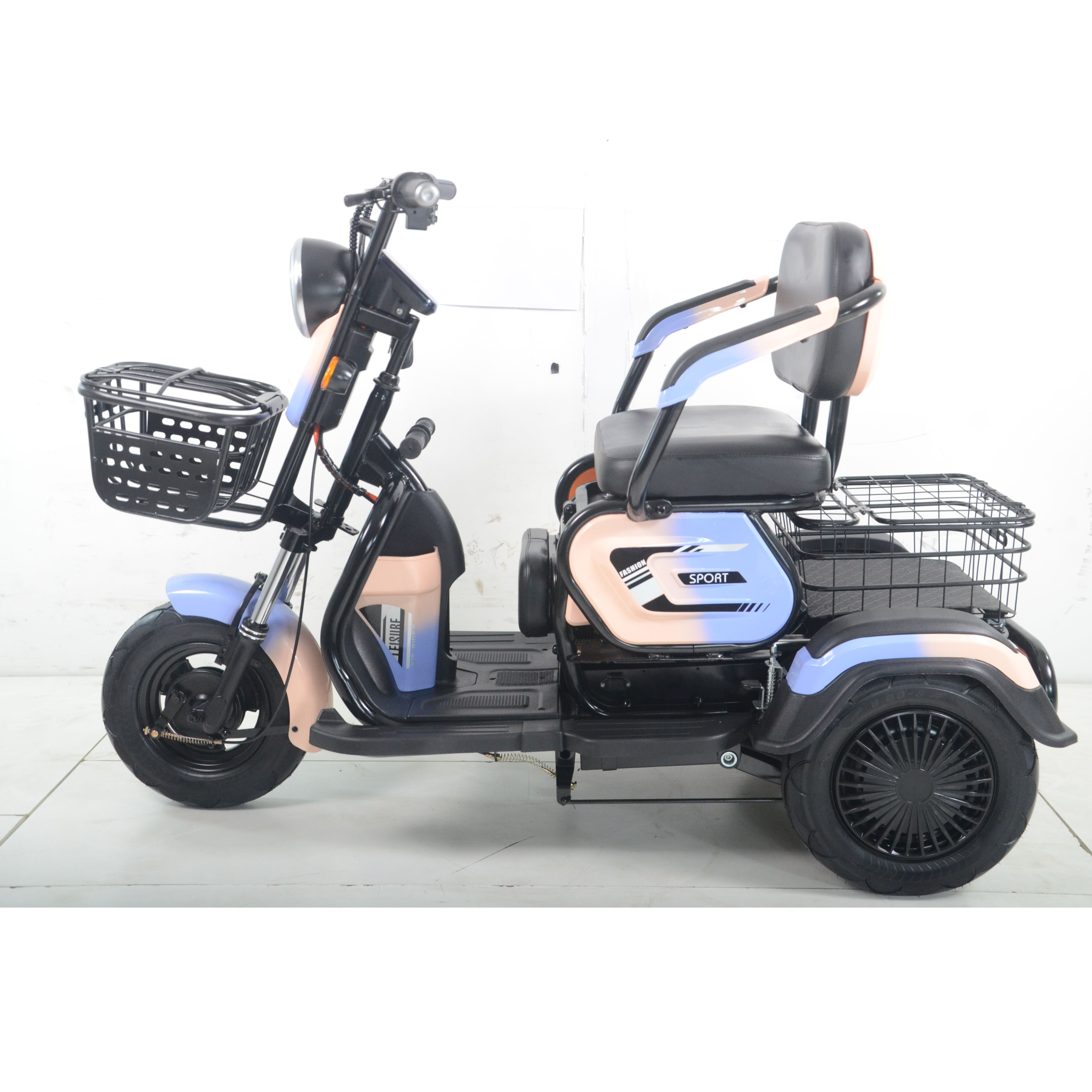 China Hot Sale New Cheap Three Wheel Electric Tricycle Wholesale High Quality Electric Tricycle Tuk Tuk For Adults Use Manufacturer and Product LOBOEV